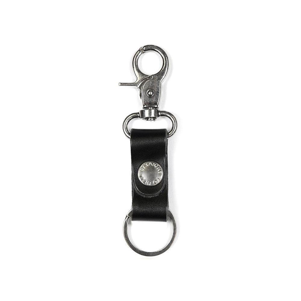 Straight to Hell Key Clip - Black and Nickel